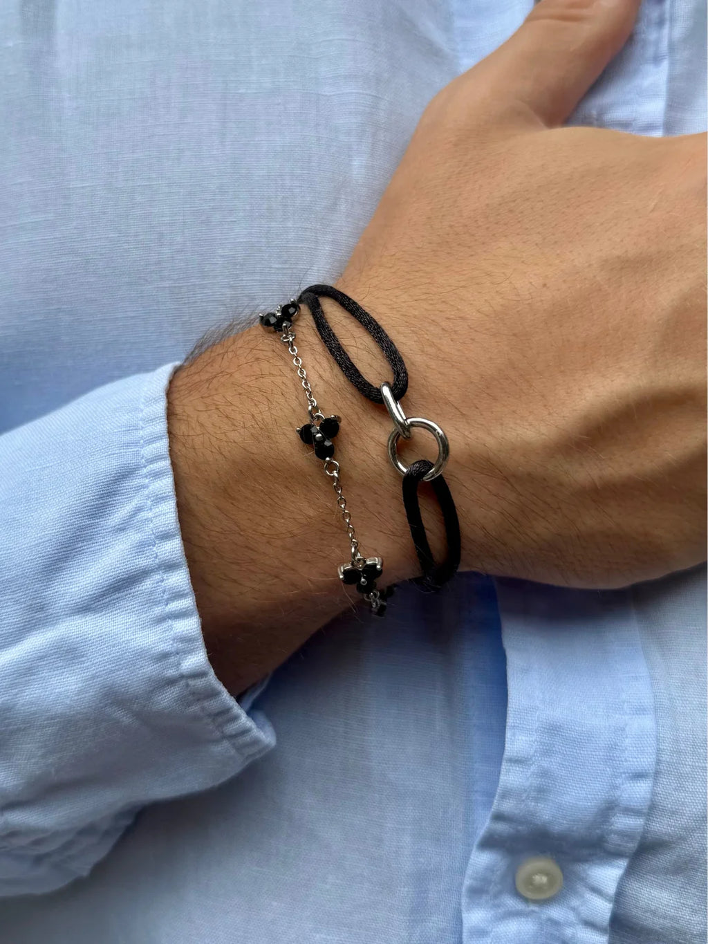MIDNIGHT UNITY BRACELET | Zilver