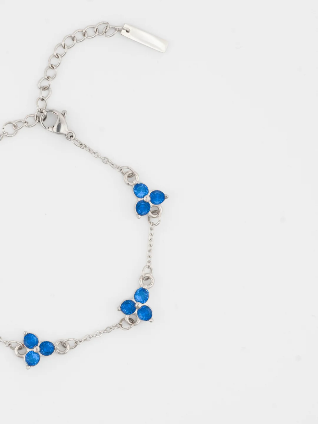 OCEAN CLOVER ARMBAND | Silber