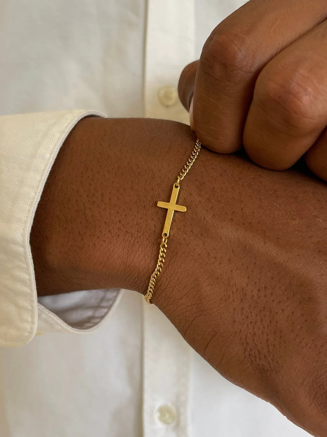 CROSS BRACELET | 18K Goud