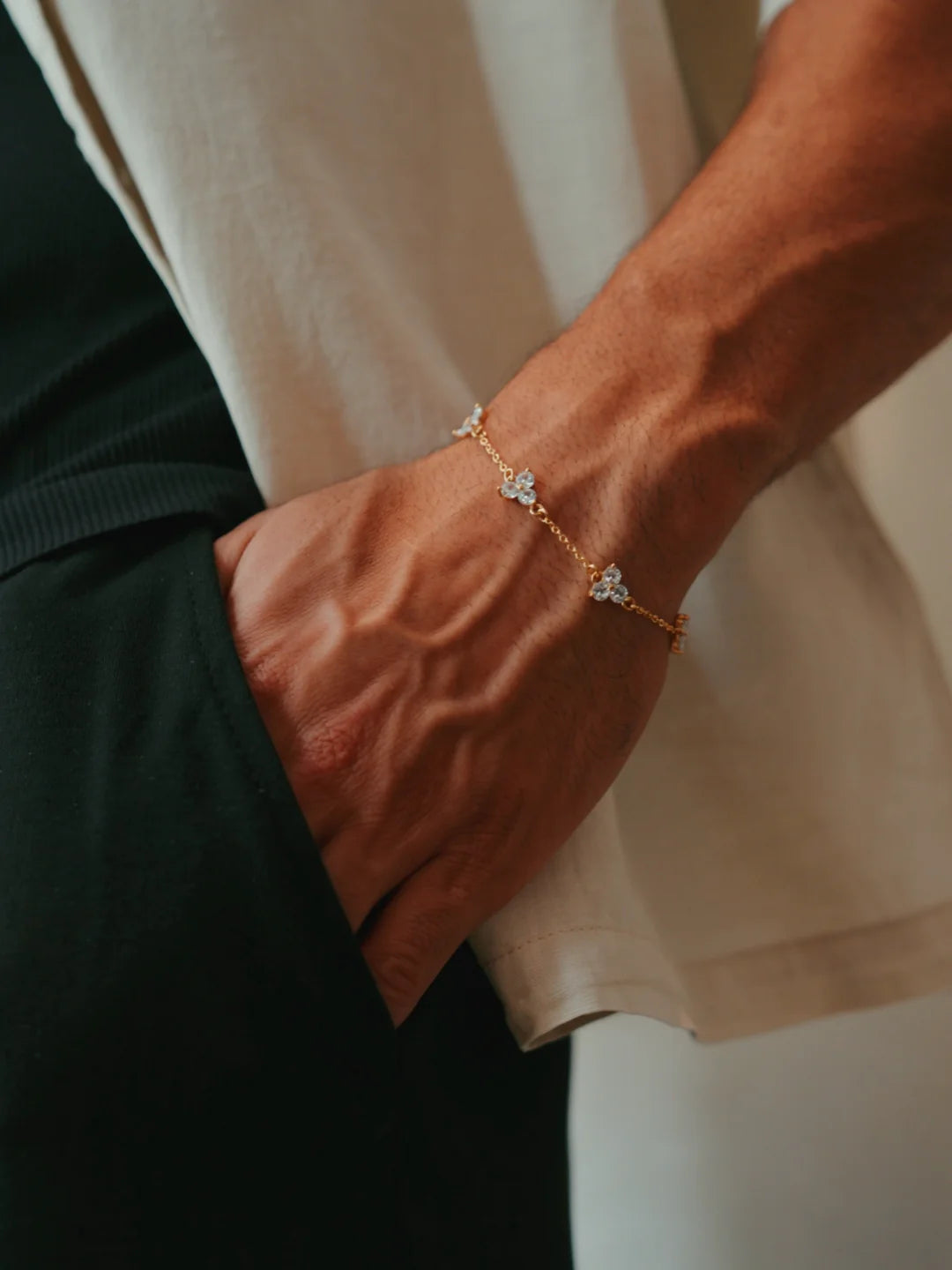 CLOVER BRACELET SET | 18K Goud