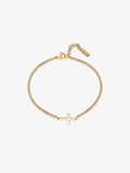 CROSS BRACELET | 18K Gold