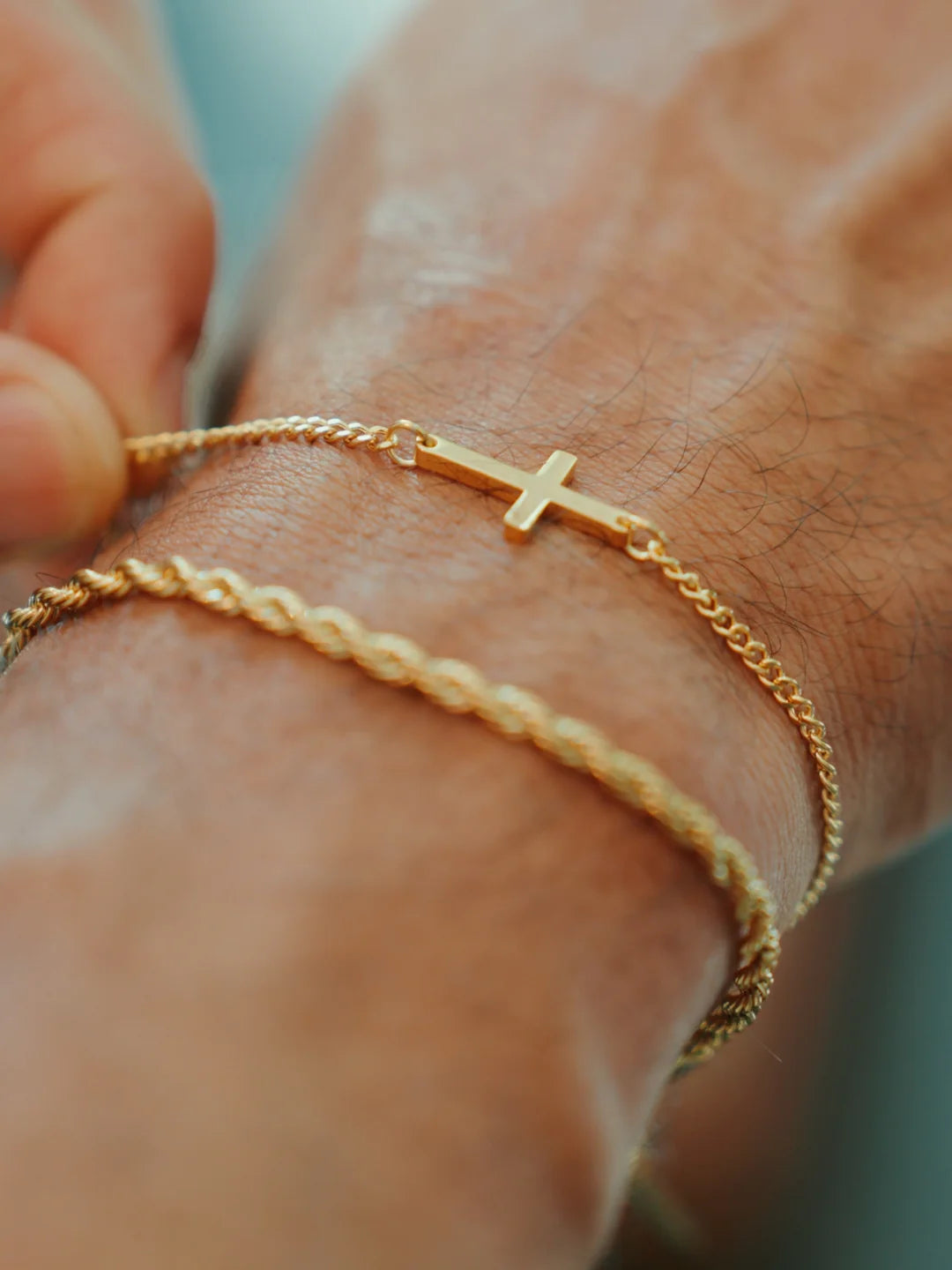 CROSS BRACELET | 18K Goud