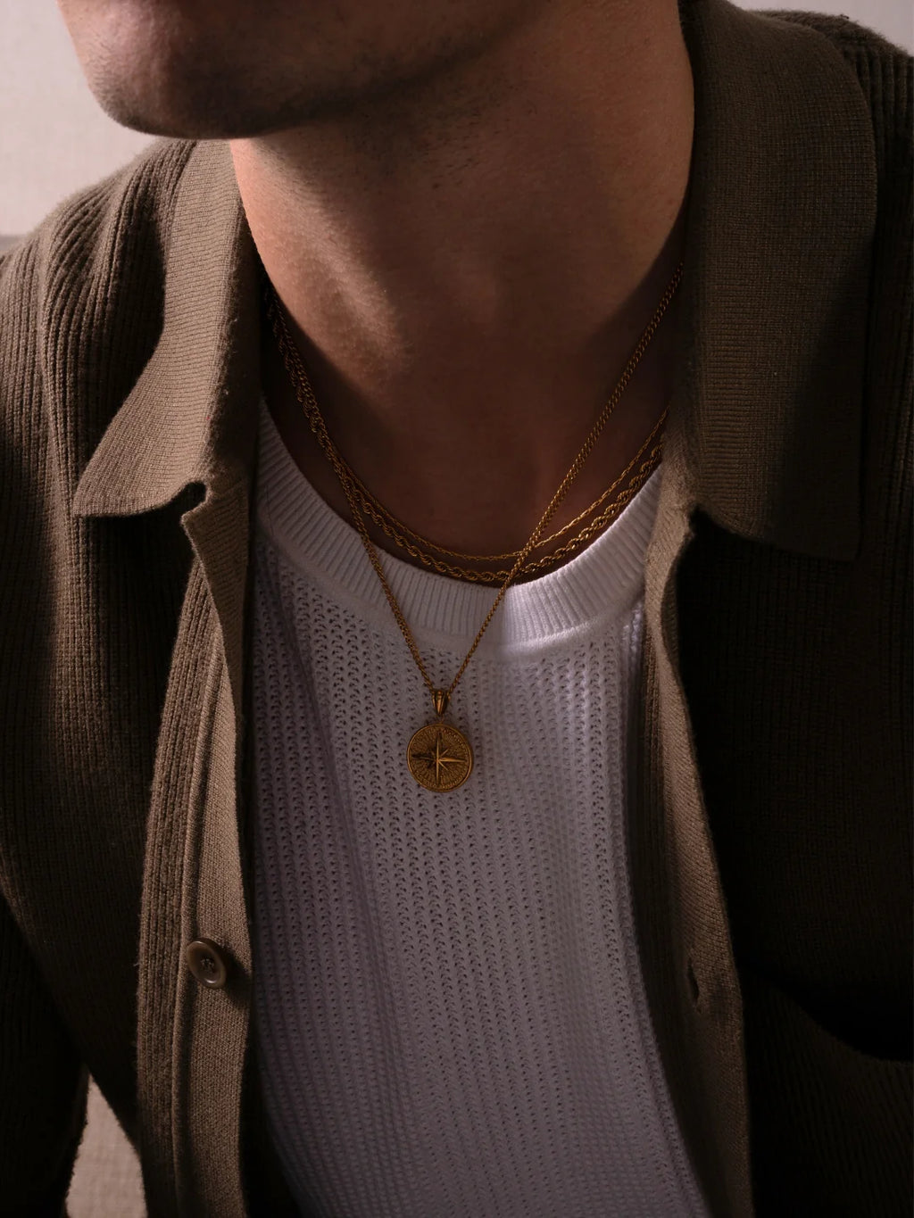 COMPASS CHAIN | 18K Goud