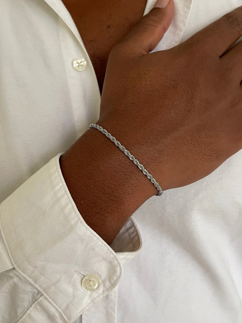 ROPE BRACELET 3MM | Zilver