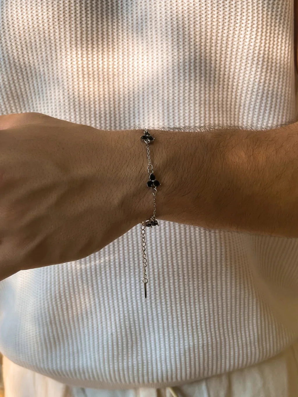 CLOVER BRACELET SET | Zilver