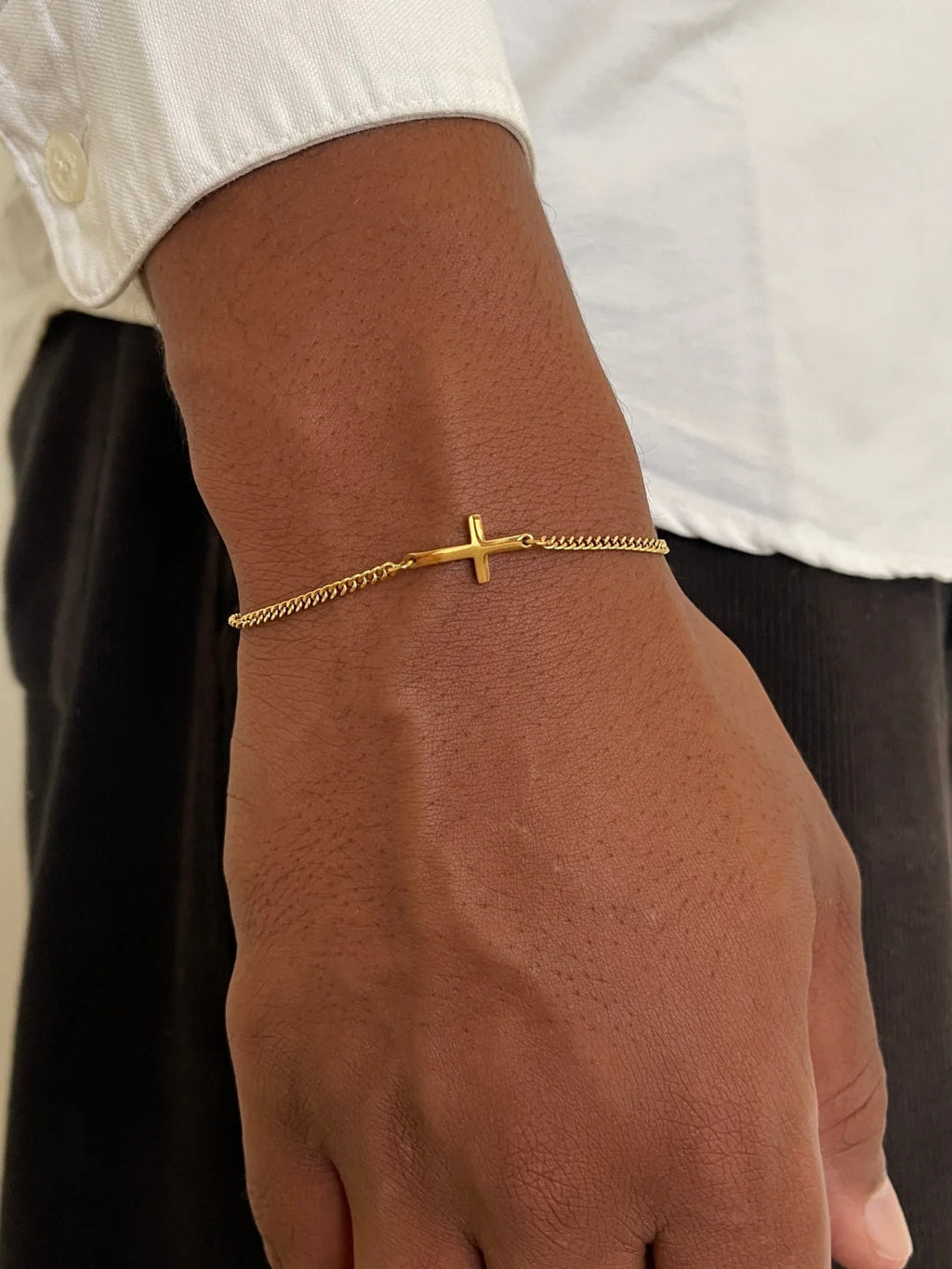 CROSS BRACELET | 18K Goud