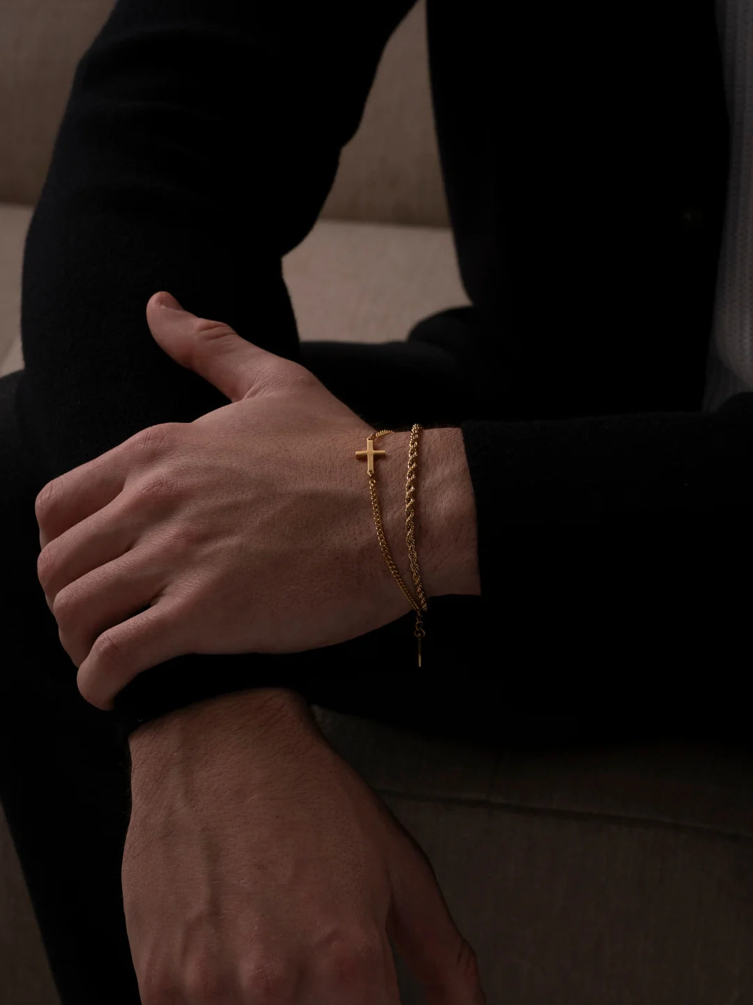 CROSS BRACELET | 18K Goud