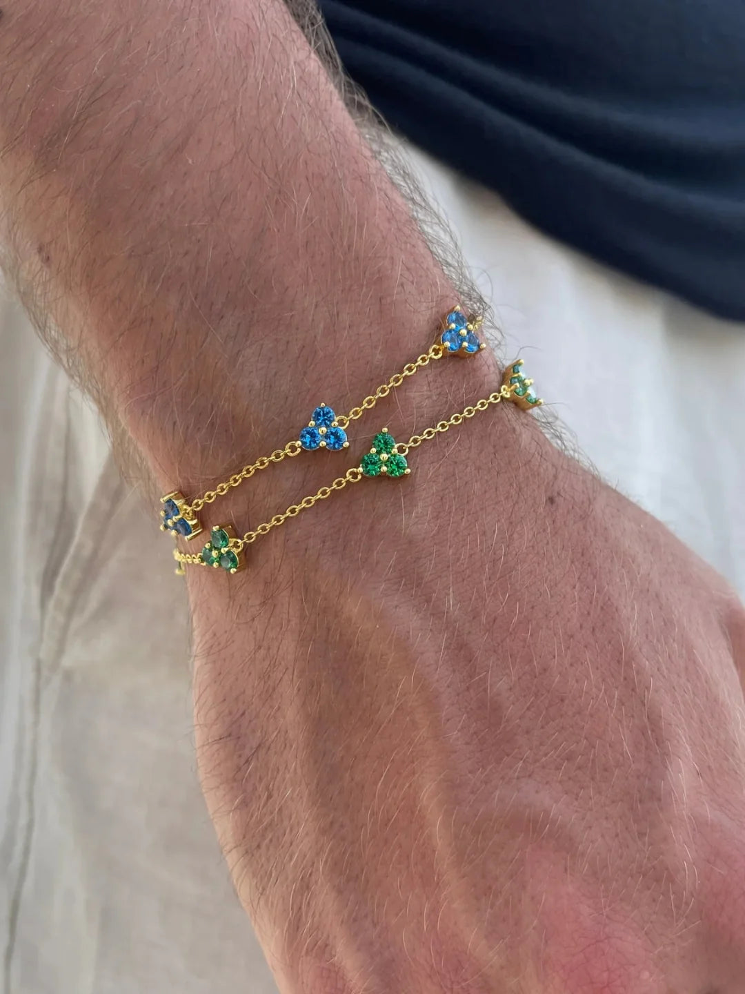 CLOVER BRACELET SET | 18K Goud